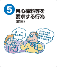 用心棒料等を要求する行為